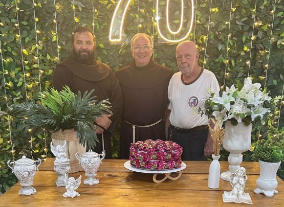 Almoço de aniversário do Frei Arcides - 70 anos
